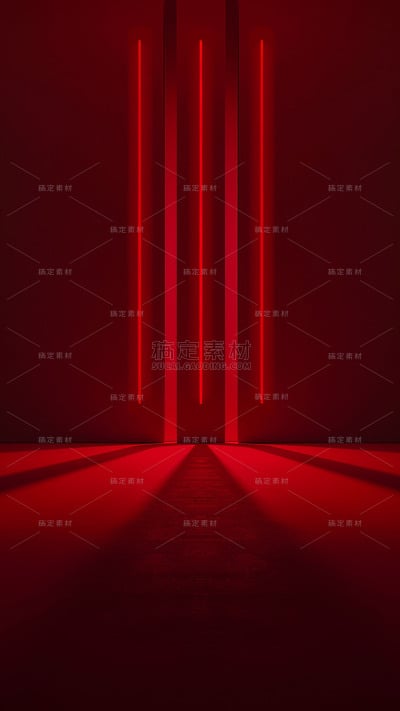 背景通用红色空间背景场景图片素材