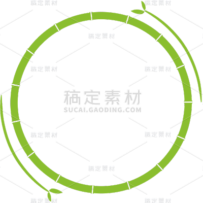 通用-中国风装饰圆贴纸几何系列