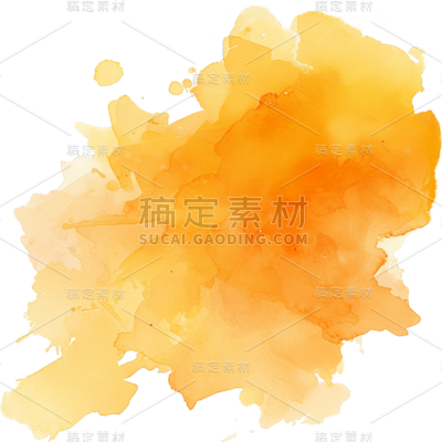 中国风通用彩色水墨元素素材
