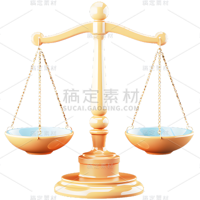 金融立体3D天平元素