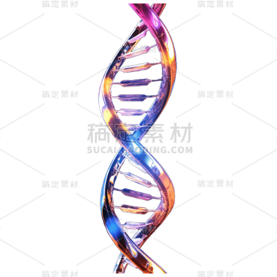 3D基因系列彩色染色体贴纸