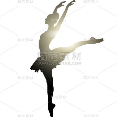 五四青年节通用黑色高光运动剪影人物元素素材