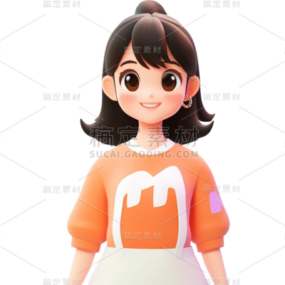 人物系列3D皮克斯卡通人物
