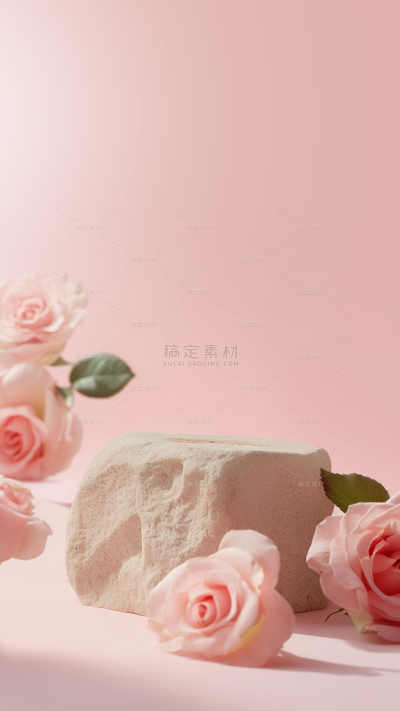 七夕浪漫感鲜花背景