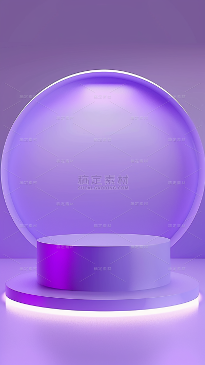 背景通用紫色展台通用图片