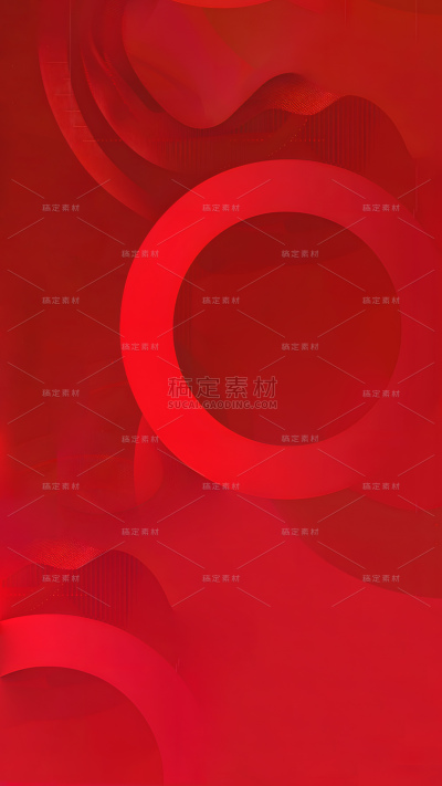 背景通用红色圆形曲线背景图片素材
