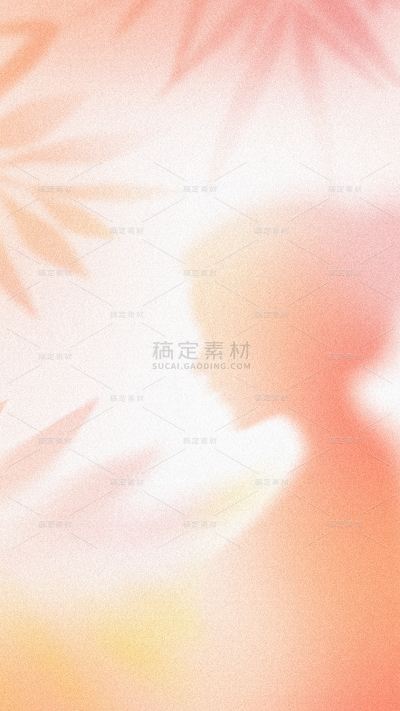 三八妇女节弥散朦胧光影感女性人物剪影背景