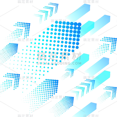 通用科技风科技箭头元素