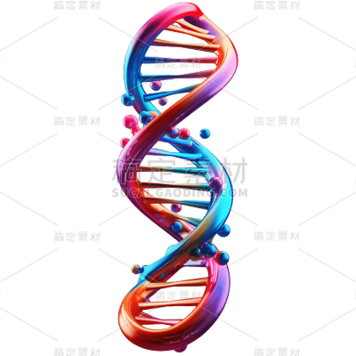 3D基因系列彩色染色体贴纸