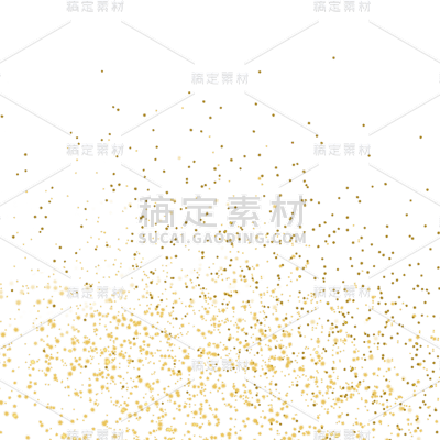 金色粒子贴纸