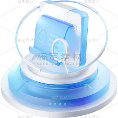 互联网商务企业科技微软风科技3D立体C4D组合元素