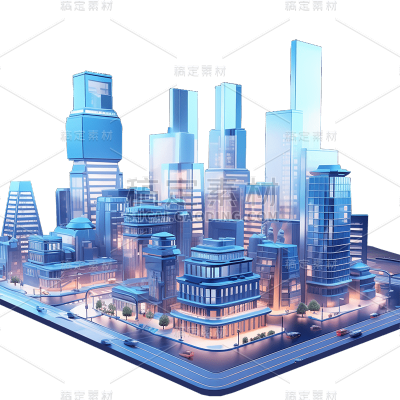 3D立体三维科技城市