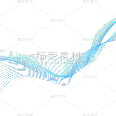 简约科技蓝色线条曲线