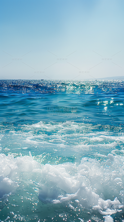 常规系列实景海浪光效通用背景素材