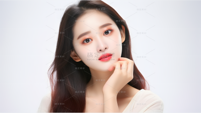 美容护肤模特人像图片