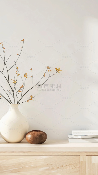背景通用暖色调简约家具背景场景图片素材