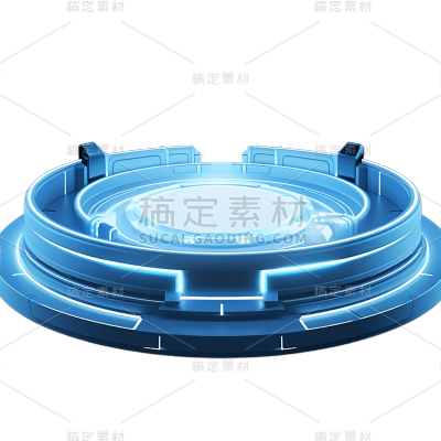立体风科技展台贴纸