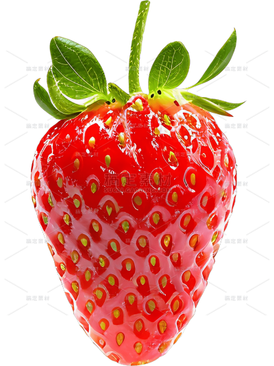 夏季果蔬通用正草莓元素素材
