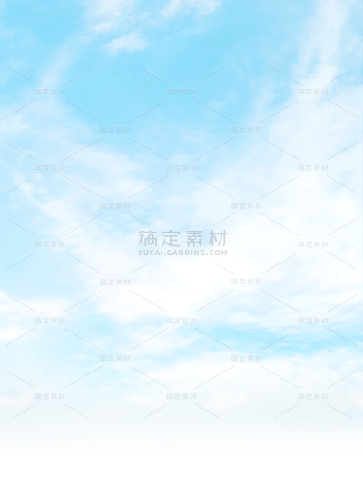 风光系列实景蓝天白云元素贴纸