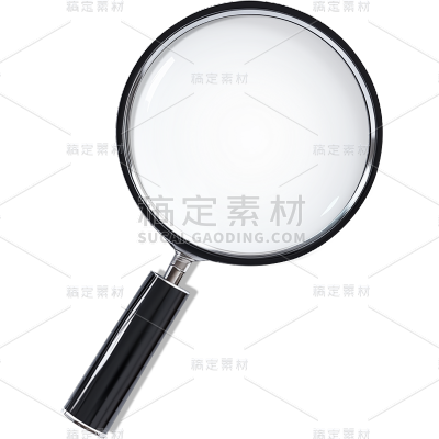 图标系列-通用-写实放大镜贴纸
