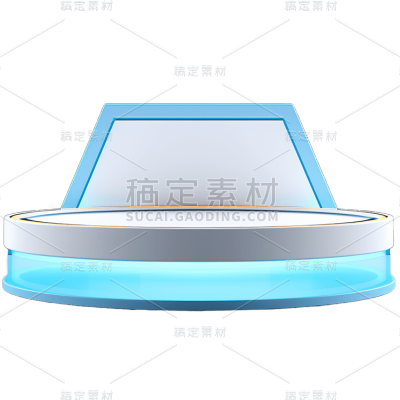 3D彩色展台贴纸