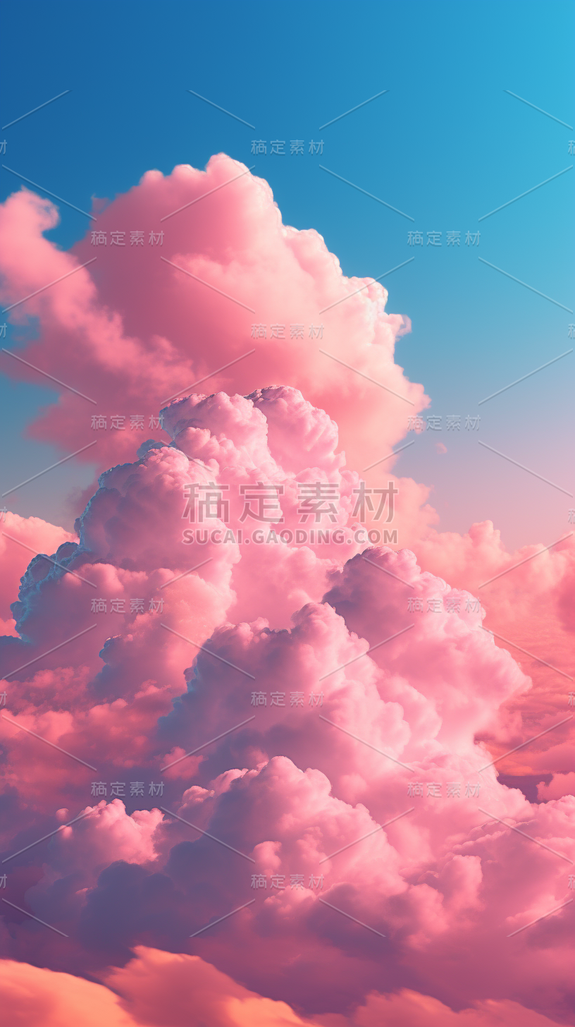 天空白云云彩夕阳云朵风景