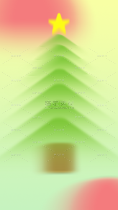 圣诞节平安夜插画弥散背景