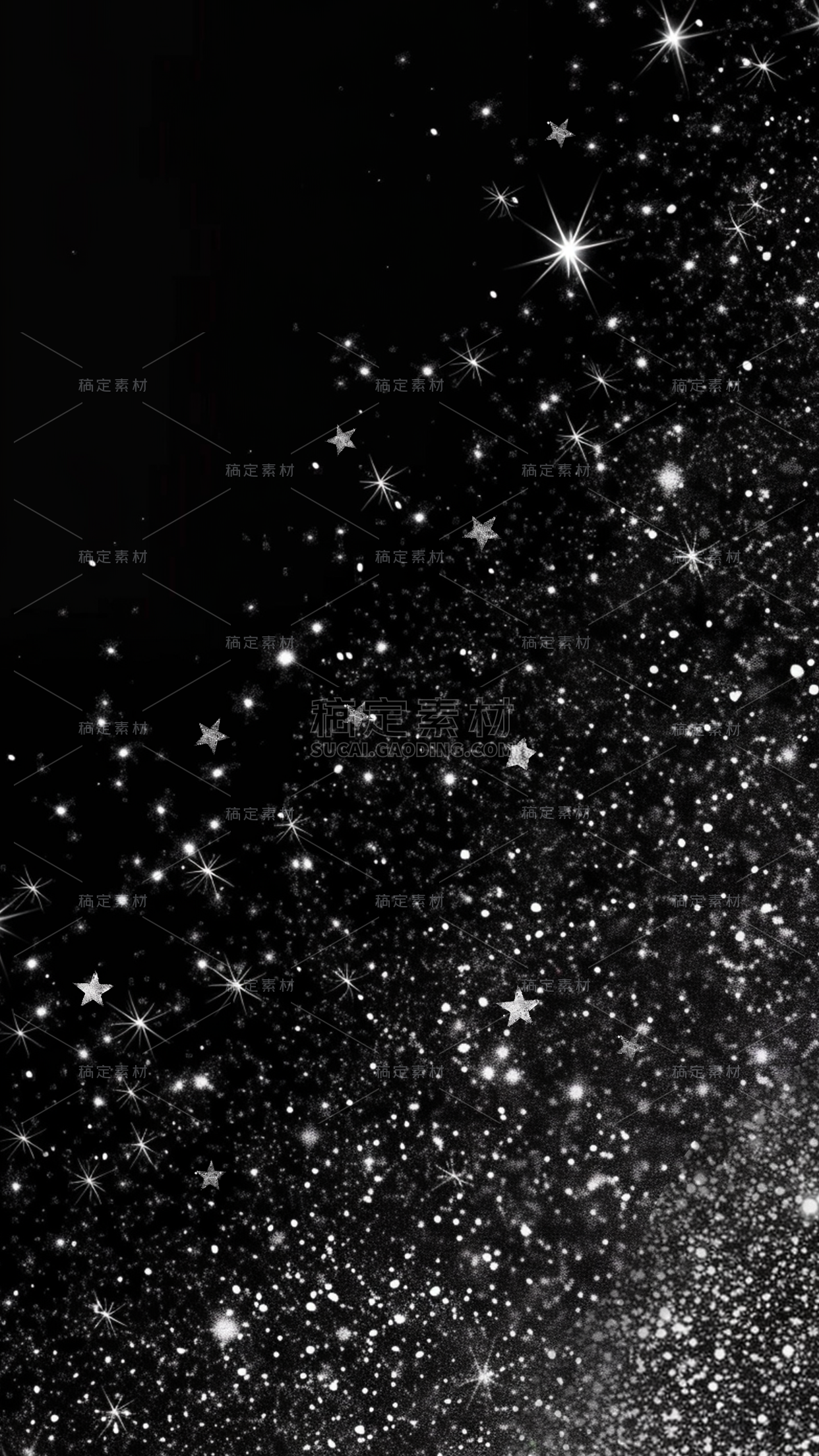 通用银色星星背景