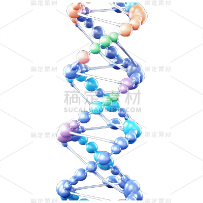 3D基因系列彩色染色体贴纸