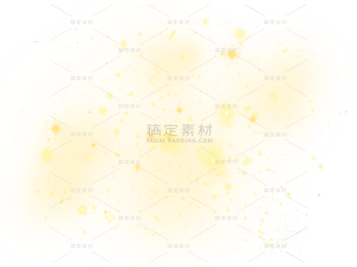 常规系列金色粒子光点光效通用元素素材