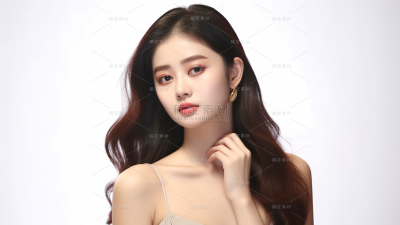 美发模特人像
