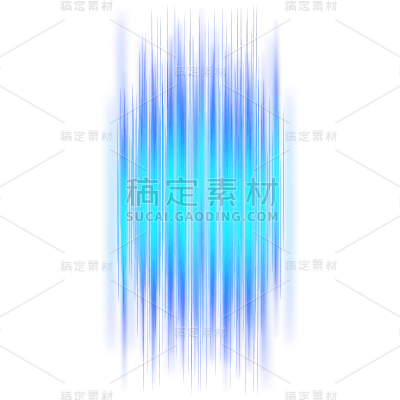 常规通用蓝色光束元素素材