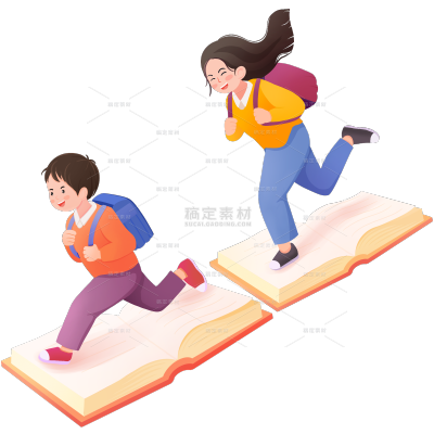 教育系列学生学习阶梯元素
