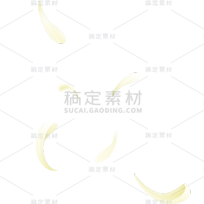 树叶元素简约贴纸