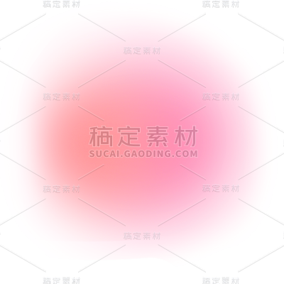 通用弥散渐变圆形元素贴纸几何系列