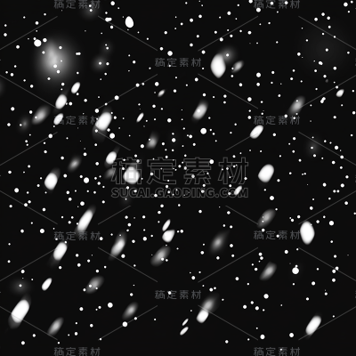 气象系列写实雪花飘落