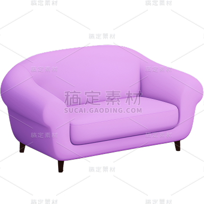 家装家居3D立体C4D沙发元素