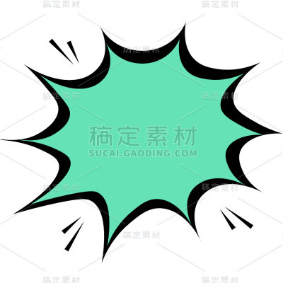 炸弹元素简约贴纸