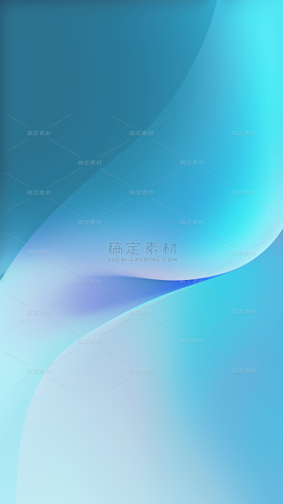 通用简约蓝色曲线渐变背景