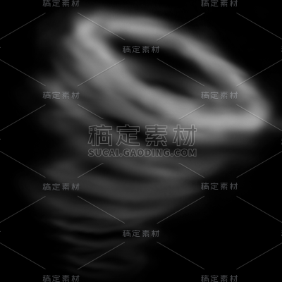特效通用白色环形烟雾元素素材