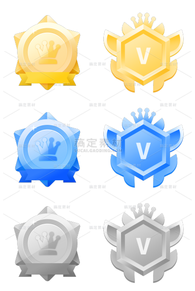 促销通用插画会员图标皇冠元素