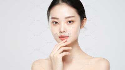 美容护肤模特人像图片