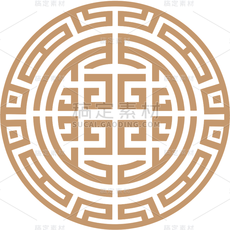 中国风通用中式镂空花纹元素素材