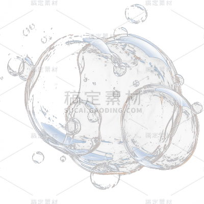 透明彩色气泡贴纸