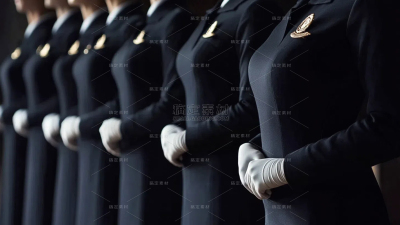 人物系列写实接待服务人群