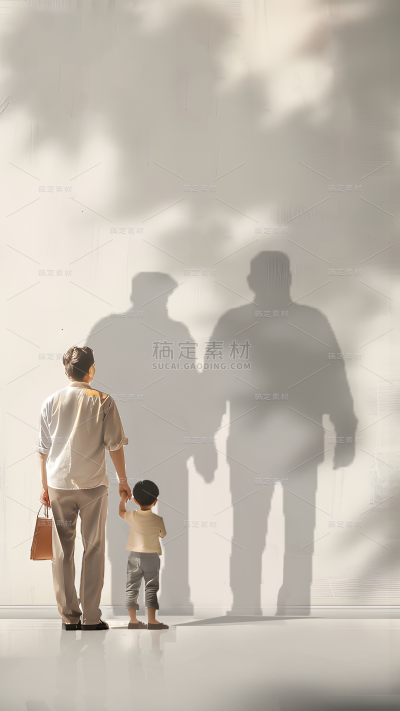 父亲节通用实景亲子互动光影背景图片素材