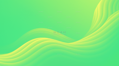 背景系列绿色抽象线条背景（td）