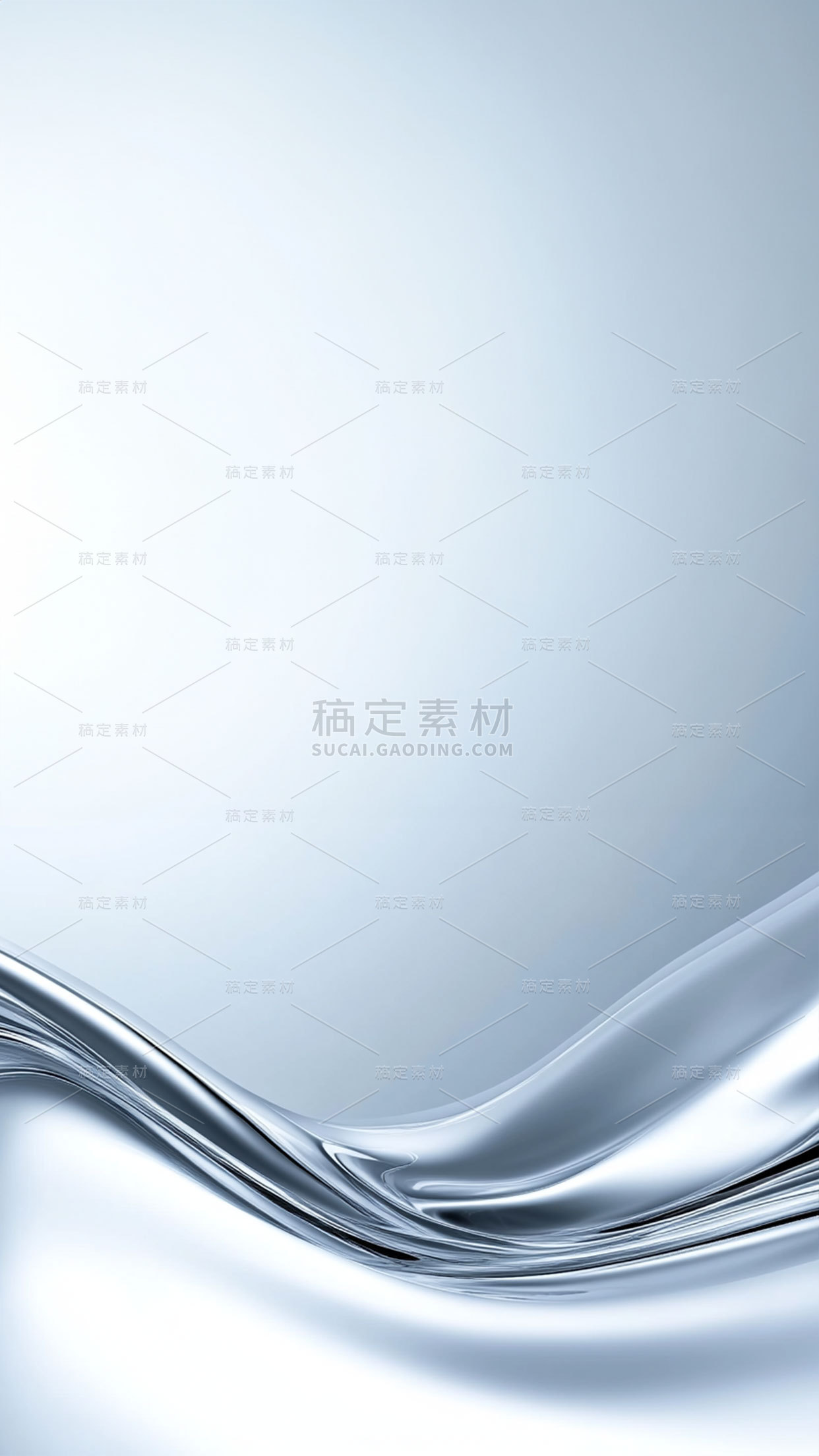 背景系列亮银色金属感流动背景