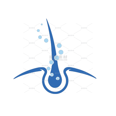 常规内容-图标系列简约毛发生物医疗图标元素