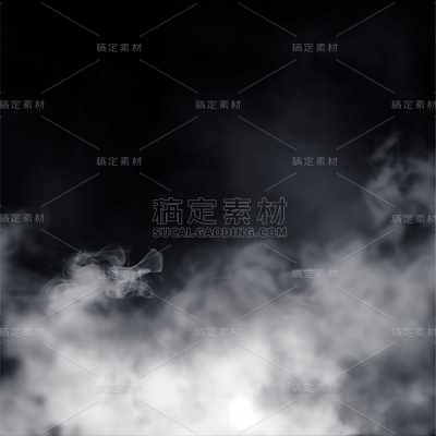 特效通用白色弥散烟雾元素素材